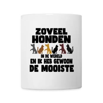 So viele Hunde und ich habe den schönsten Hund* - Tasse - Weiß - Vorne