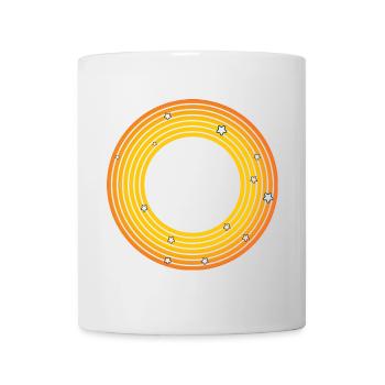 Circles Sun with Stars - Mug - white - Front