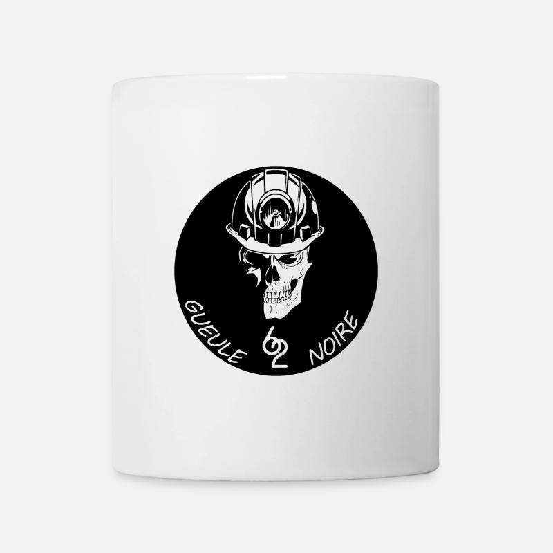 Gueule noire 62 - Mug blanc - blanc