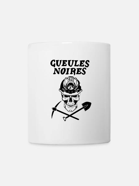Gueules noires - Mug blanc - blanc