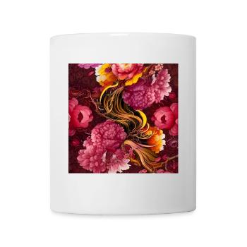 Wonderful elegant floral design - Mug - white - Front