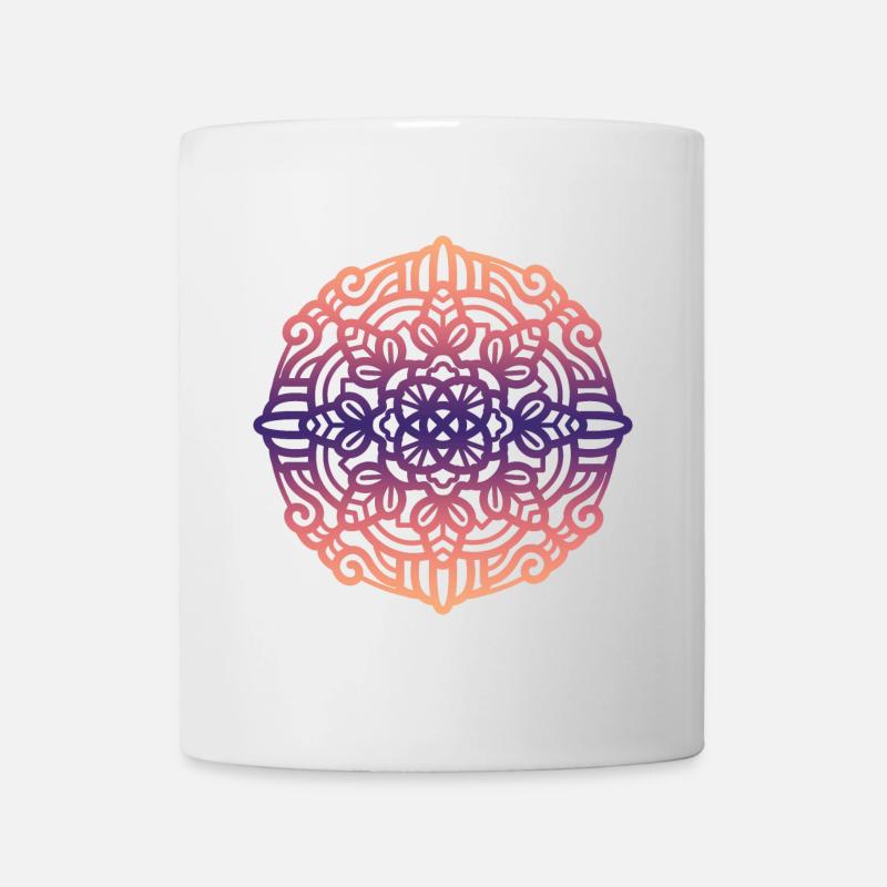 Mandala - Mug blanc - blanc