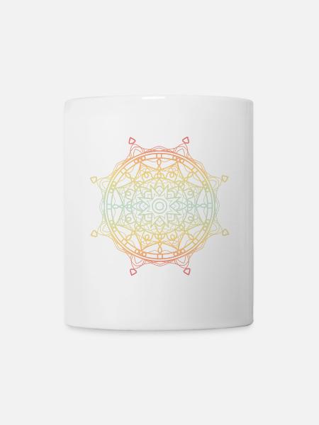 Mandala - Tasse - Weiß