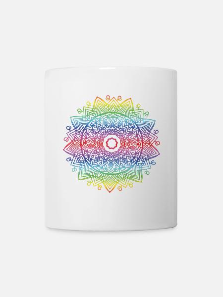 Mandala - Tasse - Weiß