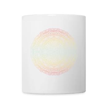Mandala - Tasse - Weiß - Vorne