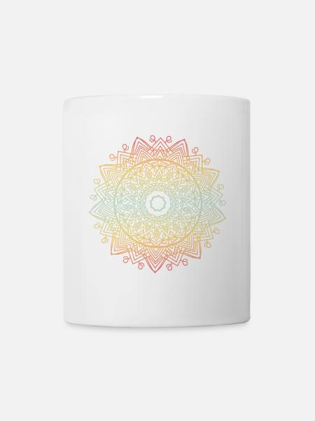 Mandala - Mug blanc - blanc