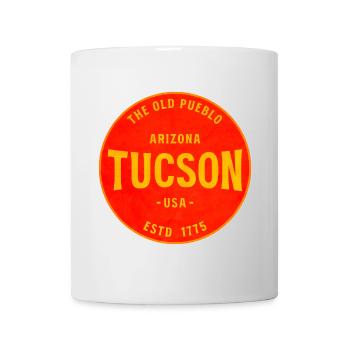 Tucson Old Pueblo Round Logo - Mug - white - Front