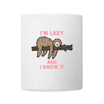 Animal Sleeping Statement Paresseux habitants de la jungle - Mug blanc - blanc - Devant