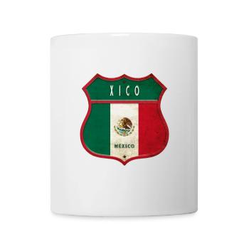 Design des armoiries de Xico Mexico - Mug blanc - blanc - Devant