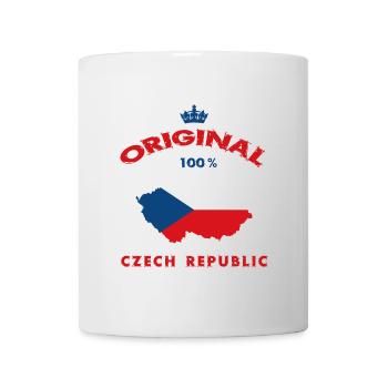 Tschechien Original 100% Flaggen Design - Tasse - Weiß - Vorne