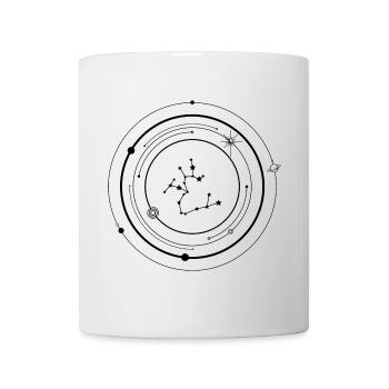 Zodiaque du Sagittaire - Mug blanc - blanc - Devant