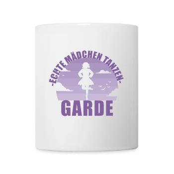 Garde Fasching Karneval Tanzen Geschenk - Tasse - Weiß - Vorne