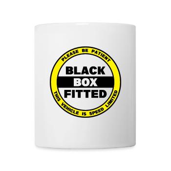 Bitte haben Sie Geduld - Black Box Fitted - Tasse - Weiß - Vorne