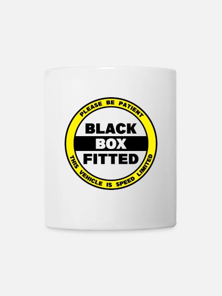 S’il vous plaît soyez patient - Boîte noire équipée - Mug blanc - blanc
