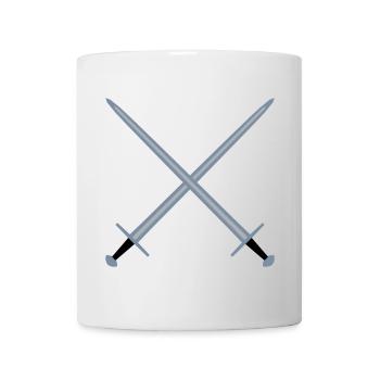 Crossed swords. - Mug - white - Front
