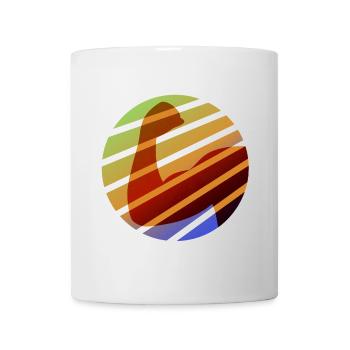 Invincible - Muscles - strong - colorful - Mug - white - Front