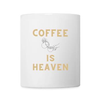 COFFEE IS HEAVEN - Tasse - Weiß - Vorne