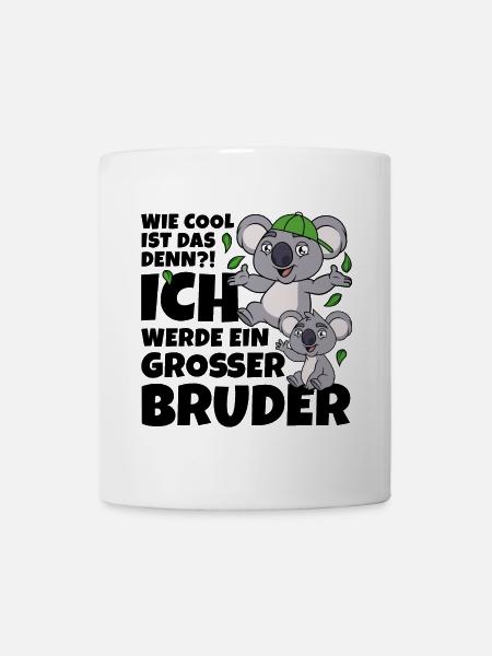 Großer Bruder Koala Koalabär Bär coole Geschwister - Tasse - Weiß
