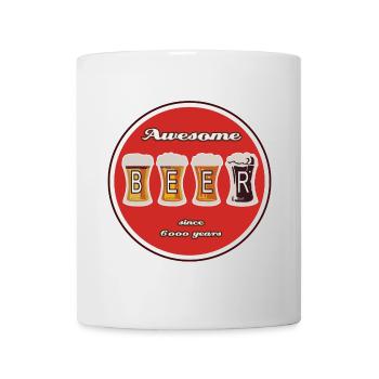 Beer Logo - Mug - white - Front