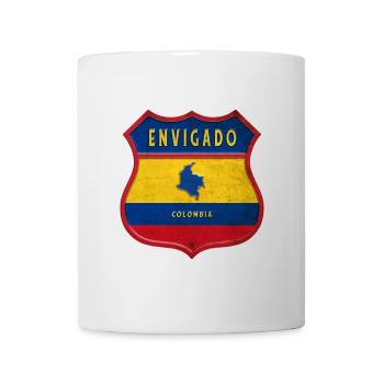 Design des armoiries d'Envigado Colombia - Mug blanc - blanc - Devant