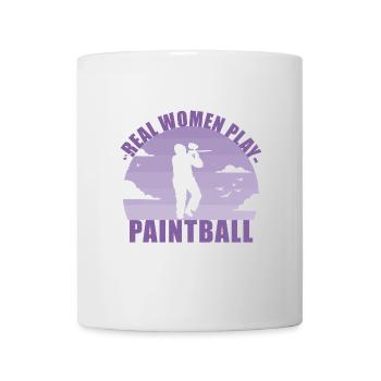 Paintball Paintballerin Gotcha Mädchen Geschenk - Tasse - Weiß - Vorne