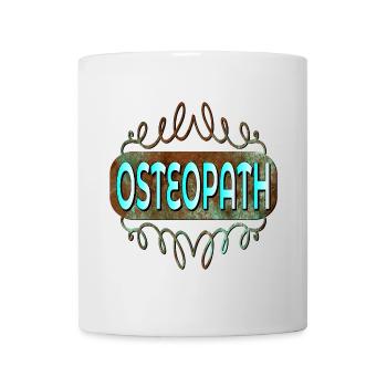 OSTEOPATHIE THERAPIE - BERUF THERAPEUT OSTEOPATH - Tasse - Weiß - Vorne