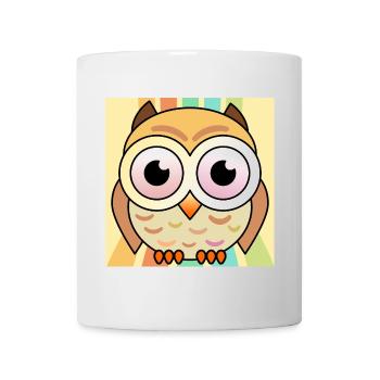 RETRO EULE - TIERBILDER - Tasse - Weiß - Vorne