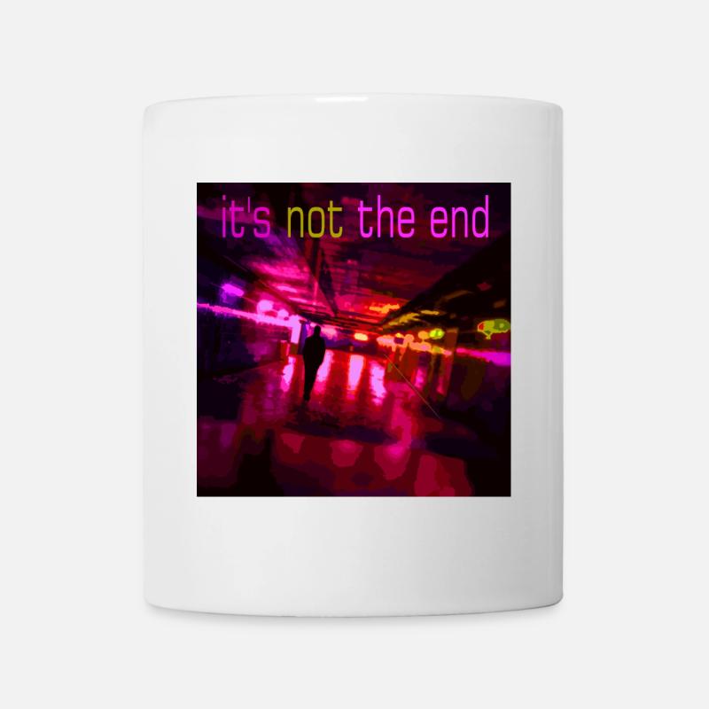 Neon Trail of the Night - Mug - white