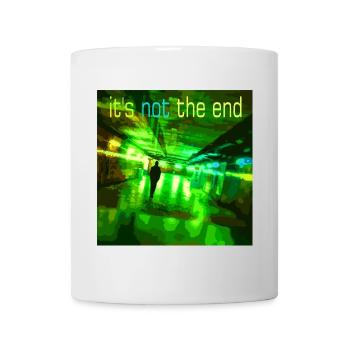 Es ist nicht das Ende Neon Tunnel - Tasse - Weiß - Vorne