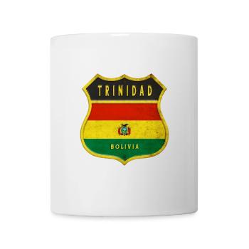 Conception des armoiries de Trinidad Bolivia - Mug blanc - blanc - Devant