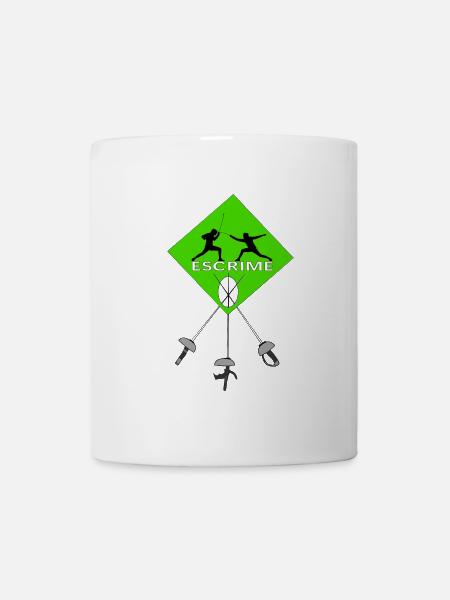 Fechten - Tasse - Weiß