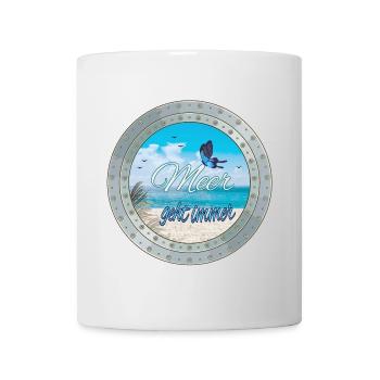 Meer geht immer – Strandlook - Tasse - Weiß - Vorne