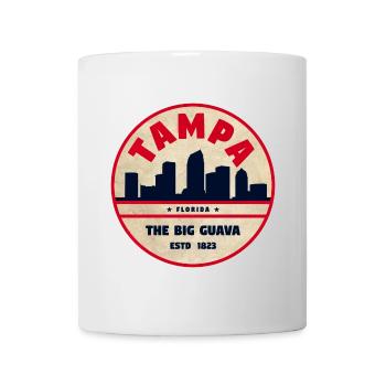 Tampa Big Guava Skyline Vintage - Mug - white - Front