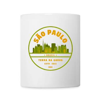 São Paulo Skyline Seal Green - Mug - white - Front