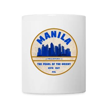 Manila Skyline Pearl of the Orient - Tasse - Weiß - Vorne
