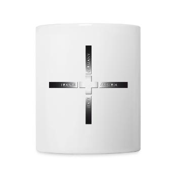 Swiss Cross and neighbouring countries Metal - Mug - white - Front