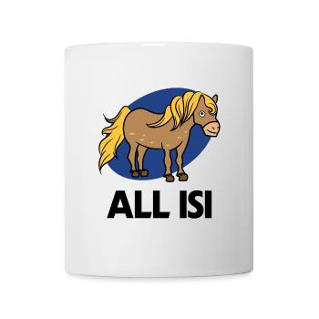 Islandponys Cool Statement Islandpferde Pferdefan - Tasse - Weiß - Vorne