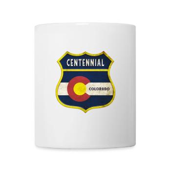 Motif du centenaire du Colorado - Mug blanc - blanc - Devant