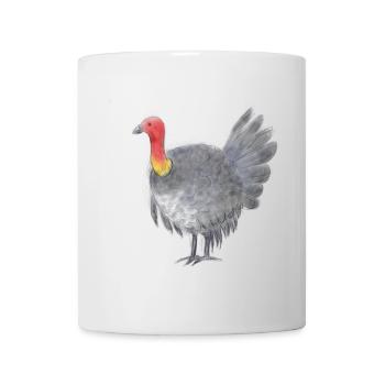Australisches Buschtruthahnhuhn - Tasse - Weiß - Vorne