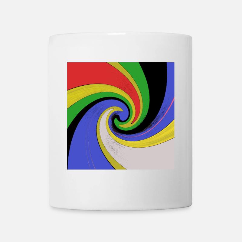 Vortex Pop Art100 - Tasse - Weiß