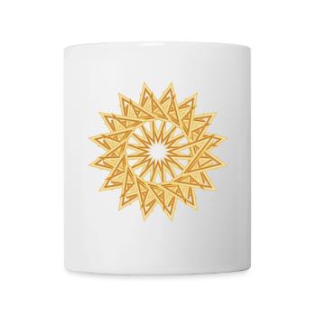 extraordinary golden star for Christmas - Mug - white - Front