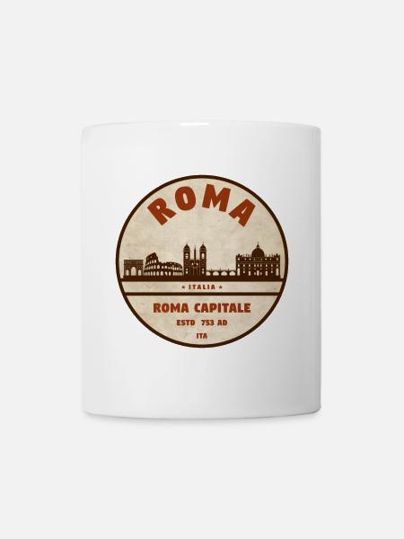 Silhouette Roma, capitale romaine - Mug blanc - blanc