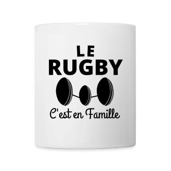 rugby, rugby sport, rugby humour - Mug blanc - blanc - Devant
