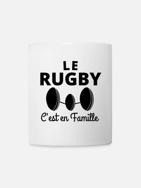 rugby, rugby sport, rugby humour - Mug blanc - blanc