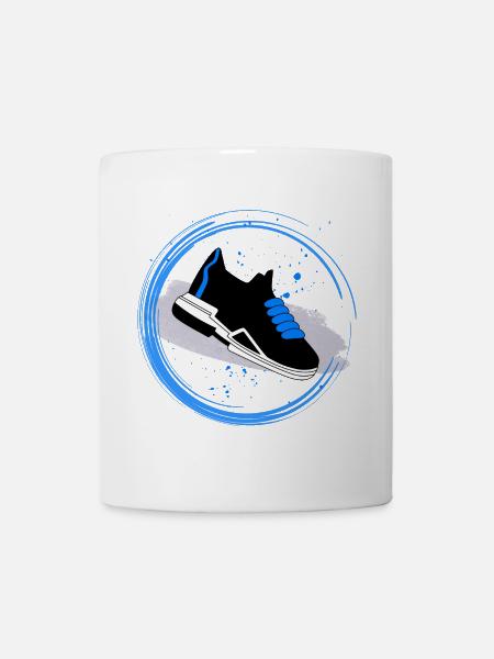 Sneaker Splash in a circle - Mug - white