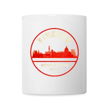 Firenze Italiana Vintage-Stempel - Tasse - Weiß - Vorne