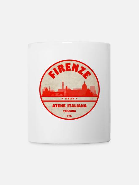 Florenz Vintage Stadtsiegel - Tasse - Weiß