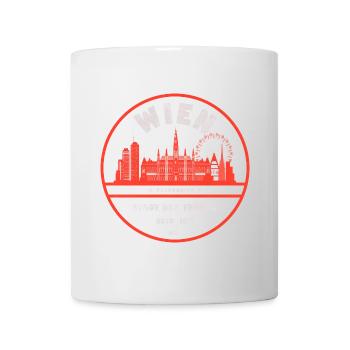 Design du timbre Vienne City of Dreams - Mug blanc - blanc - Devant