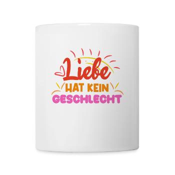 Liebe Sexualität Menschenrechte Lgbt Statement - Tasse - Weiß - Vorne
