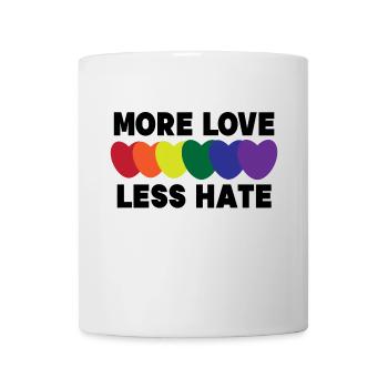 Homo Heart Lgbt Sexuality Statement Relationship - Mug - white - Front